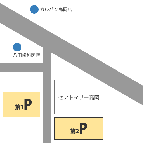 高岡店駐車場